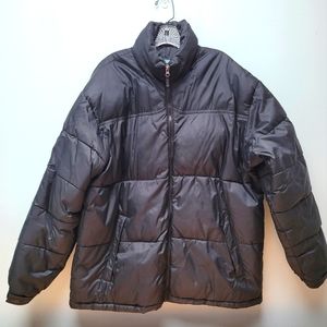 STEVE & BARRY'S | Black Double Down Jacket, Sz. XL